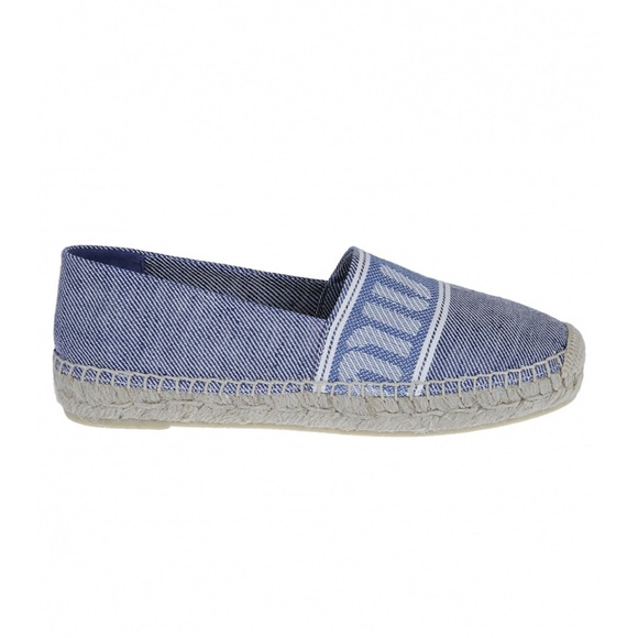 Miu Miu Denim Denim Blue Espadrille Slip-Ons - Picture 3 of 3